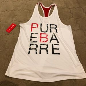 Reposhing a gently used Pure Barre tank!